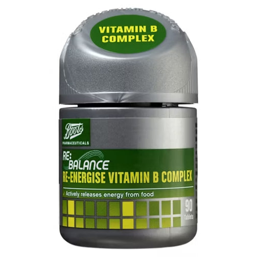 Vitamin B Complex - 90 Tablets - Certified from Boots UK