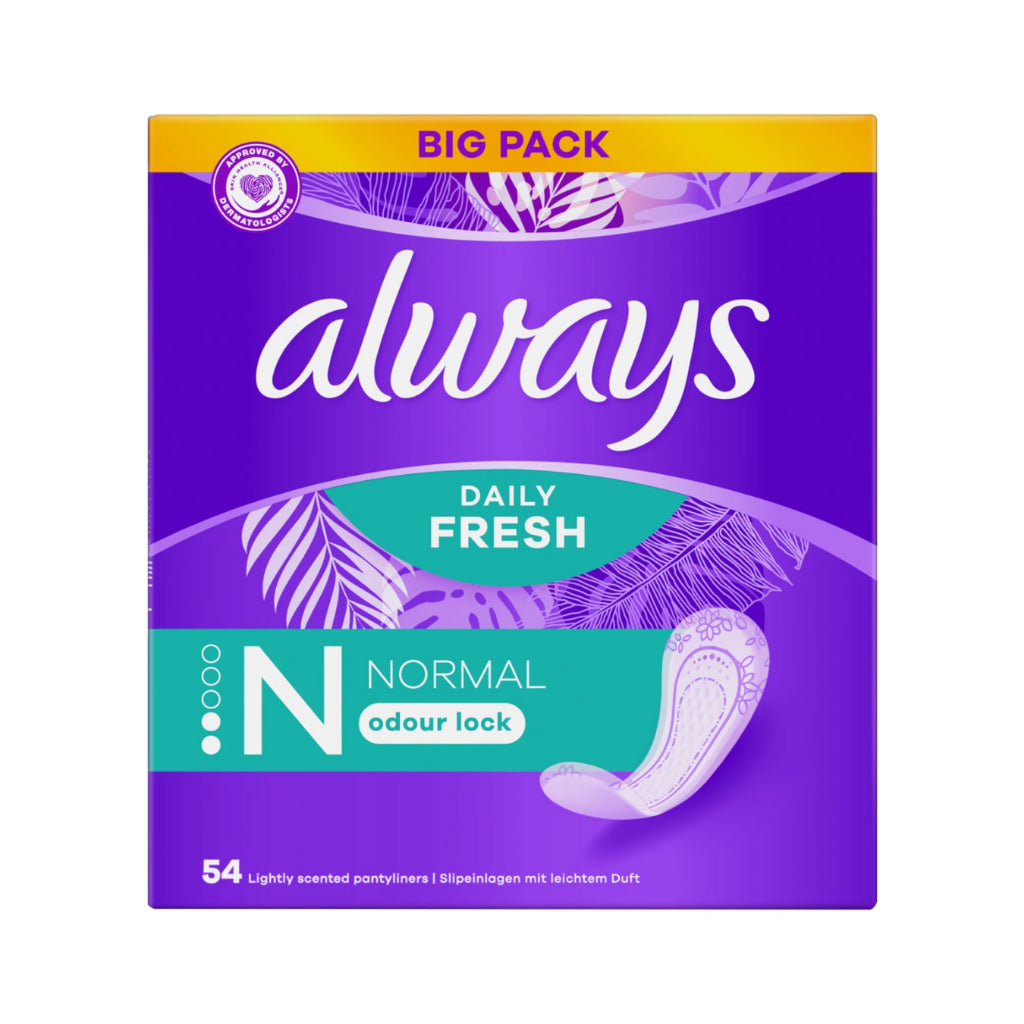 Always Daily Fresh - Panty Liners - Odour Lock - Certified from Always