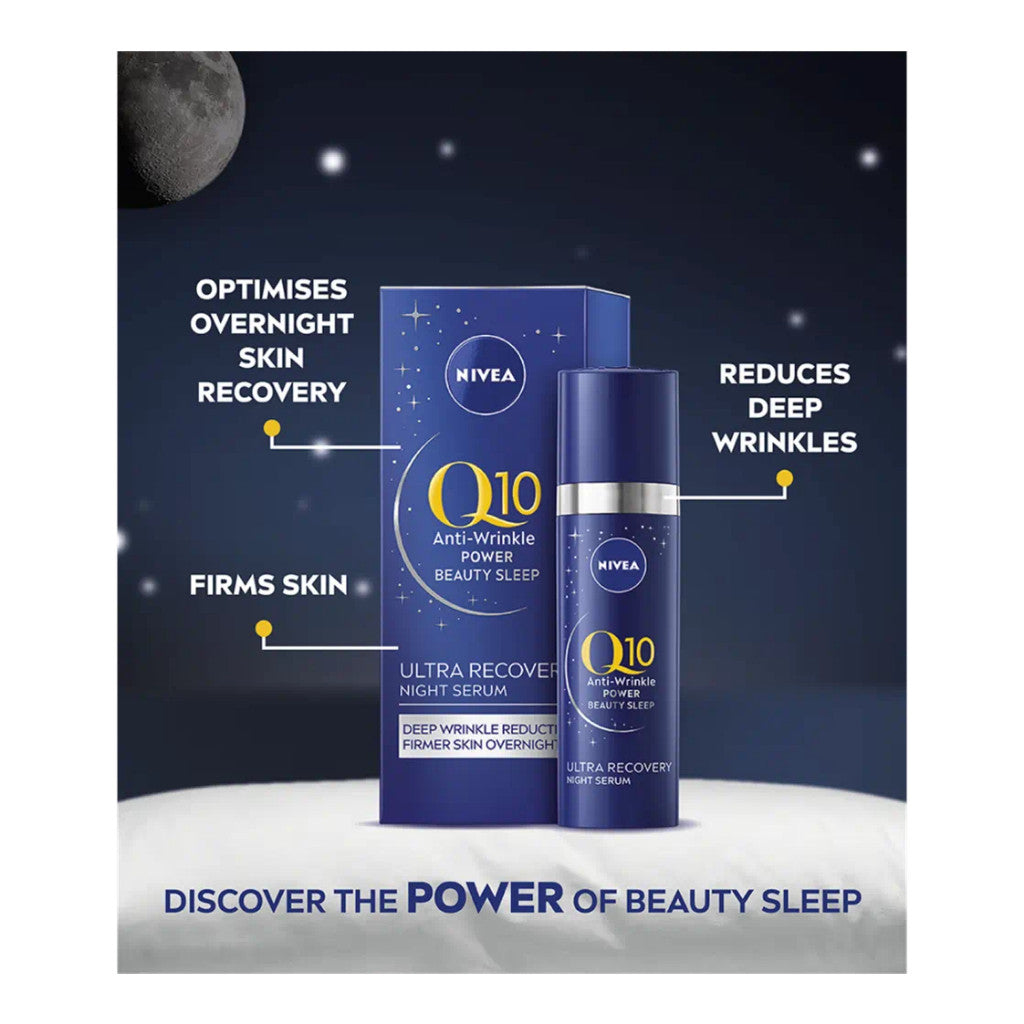 Q10 Anti-Wrinkle Power Ultra Recovery - Night Serum - Certified from Nivea
