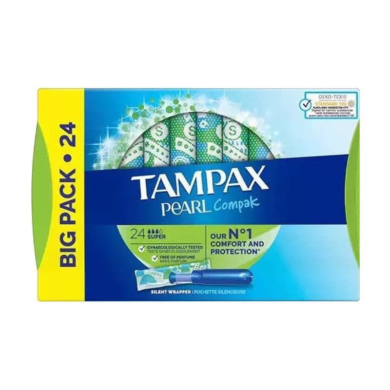 Tampax Pearl Compak Super - Big Pack 24 - from Tampax