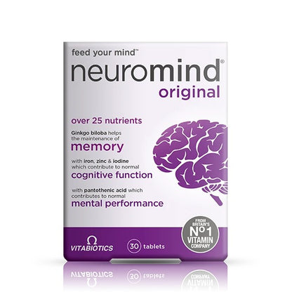 Neuromind Original - 30 tablets - Feel your mind - Certified from Vitabiotics UK