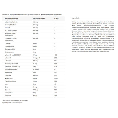 Liverel Original - Liver function - 60 Tablets - Certified from Vitabiotics UK