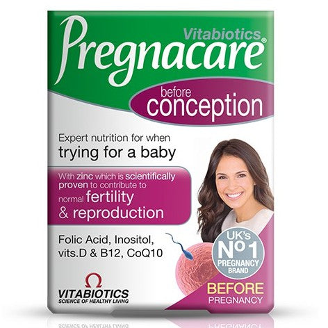 Pregnacare Conception (30 tablets) - Before conception, trying for a baby - from Vitabiotics UK