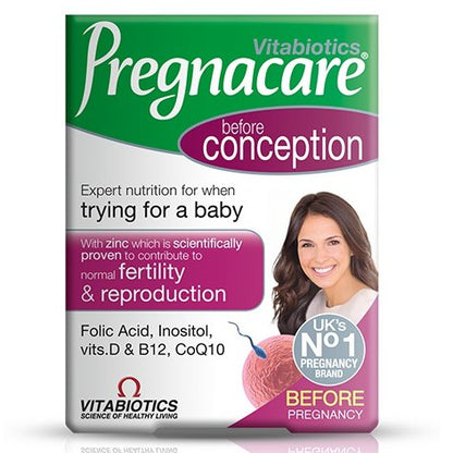 Pregnacare Conception (30 tablets) - Before conception, trying for a baby - from Vitabiotics UK