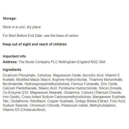 Sharp Mind - 30 Tablets - Certified from Boots UK