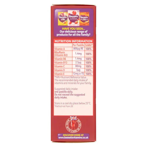 Bassetts Vitamins Adult Multivitamins - 30 Pastilles - Certified from Bassetts