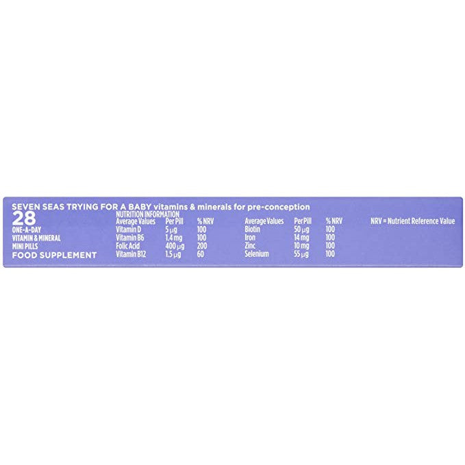 Seven Seas Trying For A Baby - 4 Weeks supply - Certified from Seven Seas Uk