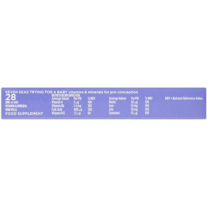 Seven Seas Trying For A Baby - 4 Weeks supply - Certified from Seven Seas Uk