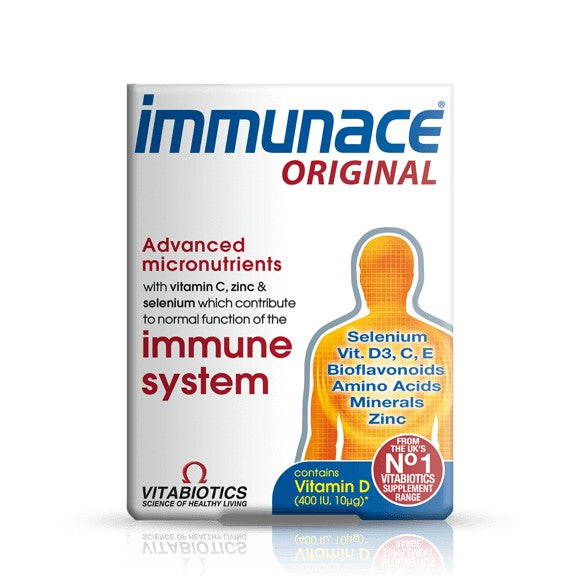 Immunace Original - (30 tablets) - Immune system - Certified from Vitabiotics UK