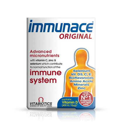 Immunace Original - (30 tablets) - Immune system - Certified from Vitabiotics UK