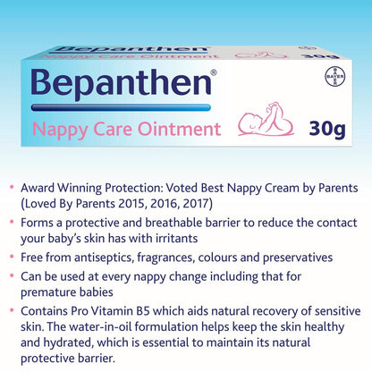 Bepanthen - Nappy Care Ointment - 30gr - Certified from Bepanthen Uk