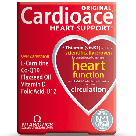 Cardioace Original (30 tablets) - Heart Support - Certified from Vitabiotics UK