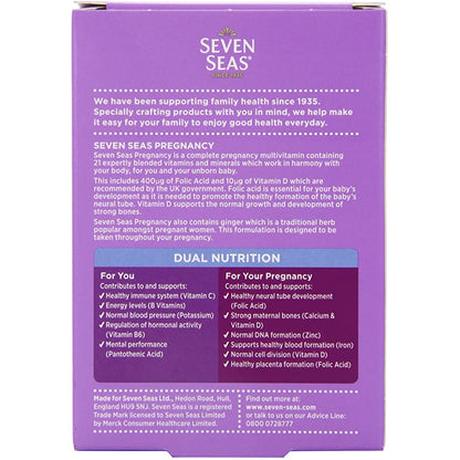 Seven Seas Pregnancy - 4 Week Supply - Multivitamin with Folic Acid - from Seven Seas UK