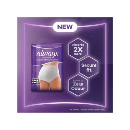 Always Discreet Maximum Protection Underwear - 8 pcs - Certified from Always