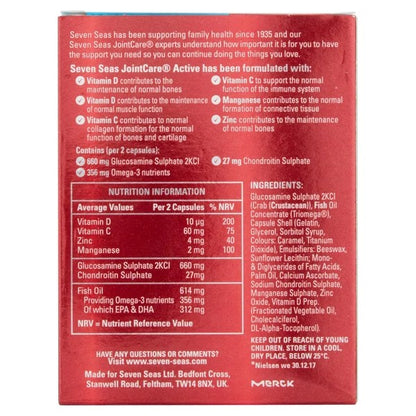 Seven Seas JointCare Active - 30 Capsules - Certified from Seven Seas Uk