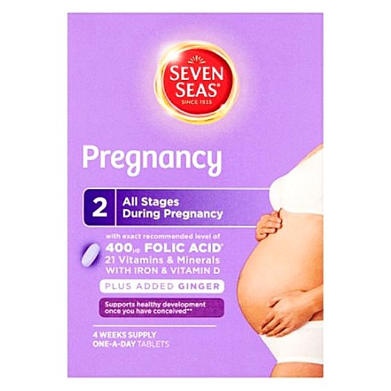 Seven Seas Pregnancy - 4 Week Supply - Multivitamin with Folic Acid - from Seven Seas UK
