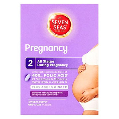 Seven Seas Pregnancy - 4 Week Supply - Multivitamin with Folic Acid - from Seven Seas UK