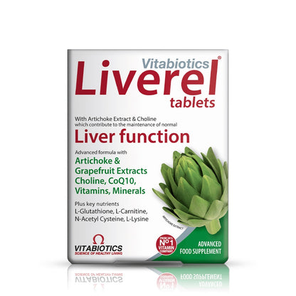 Liverel Original - Liver function - 60 Tablets - Certified from Vitabiotics UK