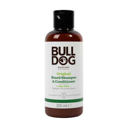Bulldog Original Beard Shampoo & Conditioner - 200ml - Certified from Bulldog