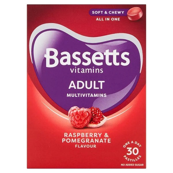 Bassetts Vitamins Adult Multivitamins - 30 Pastilles - Certified from Bassetts