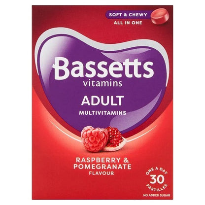 Bassetts Vitamins Adult Multivitamins - 30 Pastilles - Certified from Bassetts