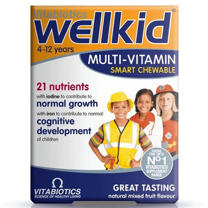 Wellkid Smart Chewable (30 chewable) - Smart safeguard support for your kids - from Vitabiotics UK