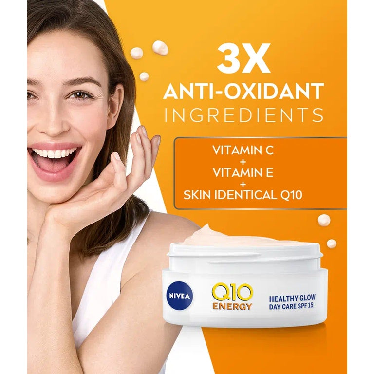 Nivea Q10 Energy - Healthy Glow - Day Cream SPF 15 - Certified from Nivea