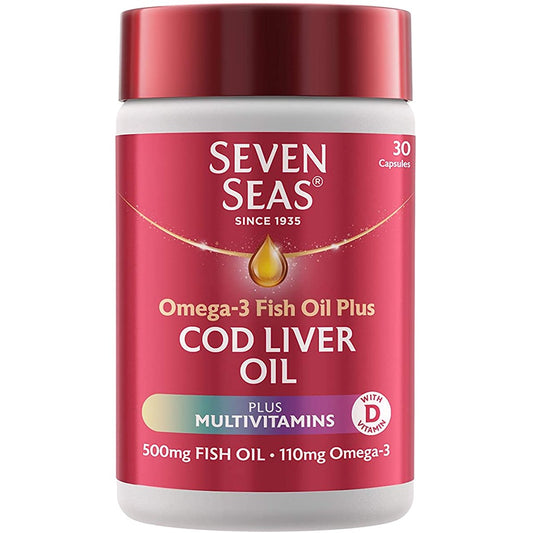 Seven Seas Cod Liver Oil - Plus Multivitamins (30/90 Capsules) - from Seven Seas UK