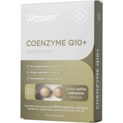Wassen Coenzyme Q10+ Staying active - 30 tablets - Certified from Wassen