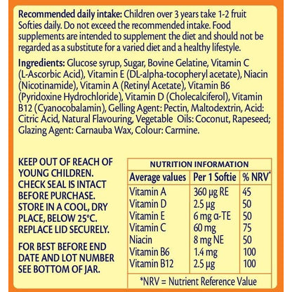 Haliborange Softies Strawberry Multivitamins - 3-12 years - Certified from Haliborange