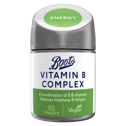 Vitamin B Complex - 90 Tablets - Certified from Boots UK
