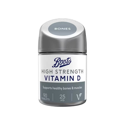 Boots High Strength - Vitamin D - 90 Capsule - Certified from Boots UK