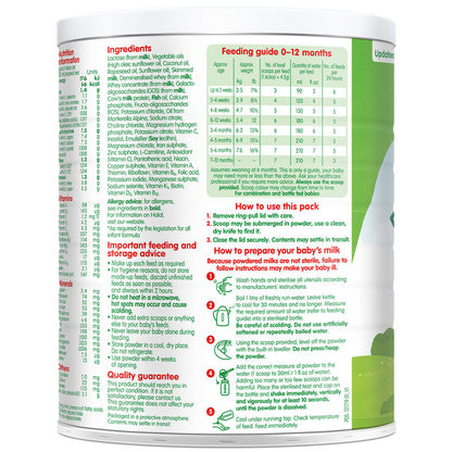 Cow & Gate 1 First Infant Milk Powder - 700gr - Breastmilk substitute - Certified from Cow & Gate