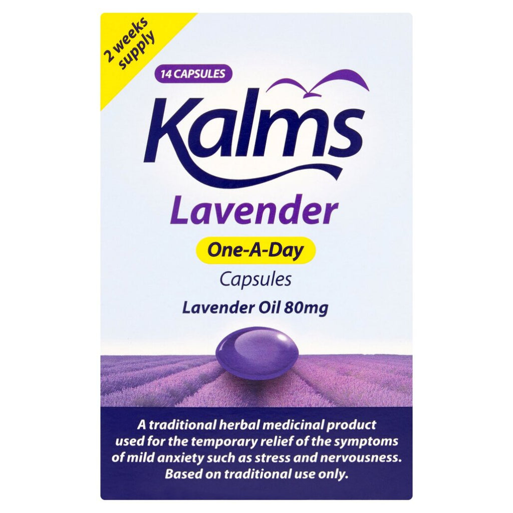 Kalms Lavender One-A-Day Capsules - 14 Capsules - Certified from Kalms