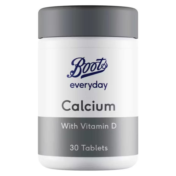 Boots Calcium - 30 Tablets - Certified from Boots UK