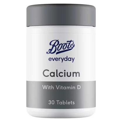 Boots Calcium - 30 Tablets - Certified from Boots UK