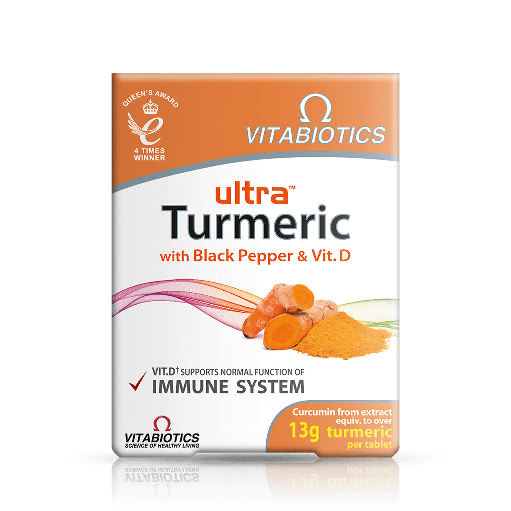 Ultra Turmeric with Black Pepper & Vitamin D - 60 Tablets - from Vitabiotics UK