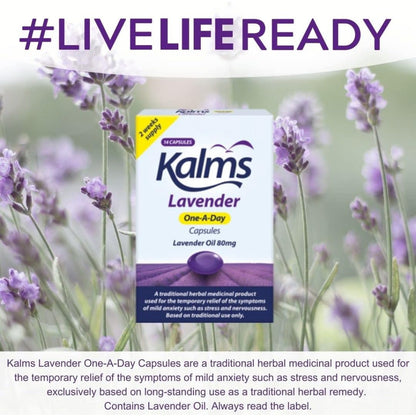 Kalms Lavender One-A-Day Capsules - 14 Capsules - Certified from Kalms