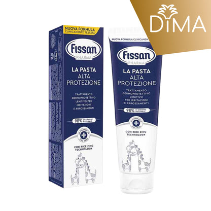 Fissan La Pasta Protezione - Protection Nappy Cream - Certified From Fissan Italy