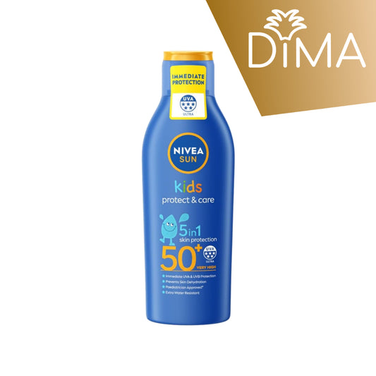Nivea Sun Kids Protect & Care Suncream Lotion - SPF 50+, 200ml - Certified from Nivea