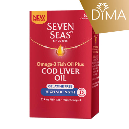 Seven Seas Cod Liver Oil - High Strength (60 Capsules) - from Seven Seas UK