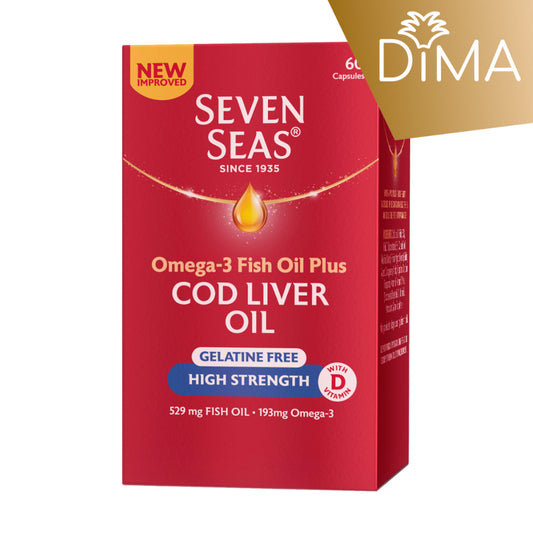 Seven Seas Cod Liver Oil - High Strength (60 Capsules) - from Seven Seas UK