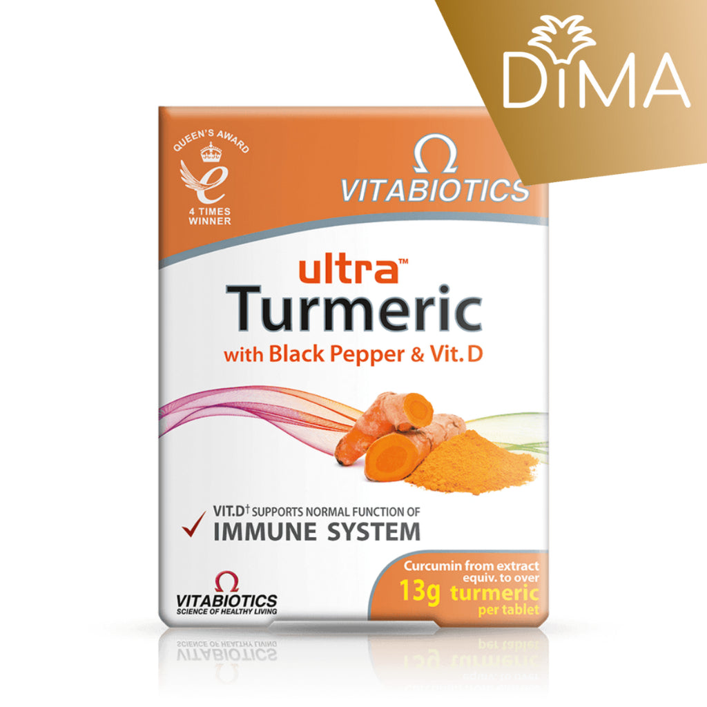 Ultra Turmeric with Black Pepper & Vitamin D - 60 Tablets - from Vitabiotics UK
