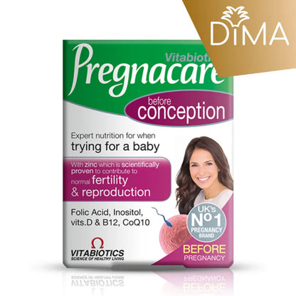 Pregnacare Conception (30 tablets) - Before conception, trying for a baby - from Vitabiotics UK
