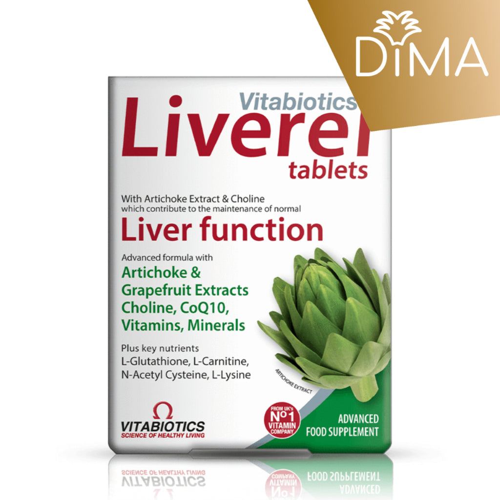 Liverel Original - Liver function - 60 Tablets - Certified from Vitabiotics UK