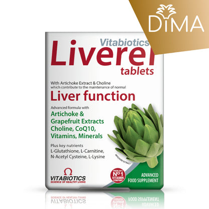 Liverel Original - Liver function - 60 Tablets - Certified from Vitabiotics UK