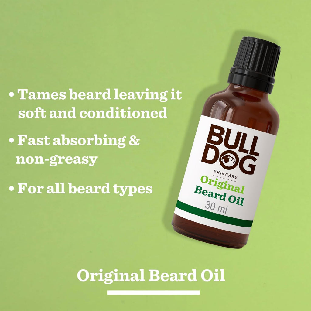 Bulldog Skincare Original Beard Oil – Softening Beard Moisturiser - Certified from Bulldog