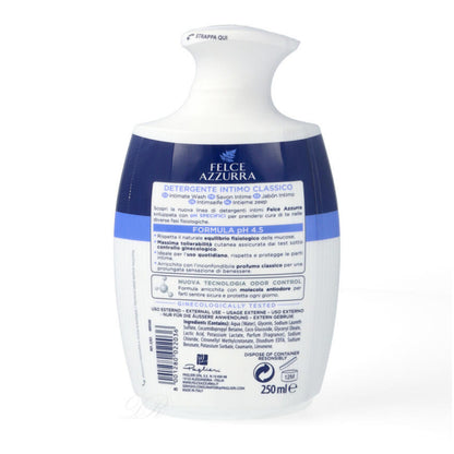 Felce Azzurra - Intimate Hygiene Wash - Anti Odour - PH 4.5 - Certified from Felce Azzurra