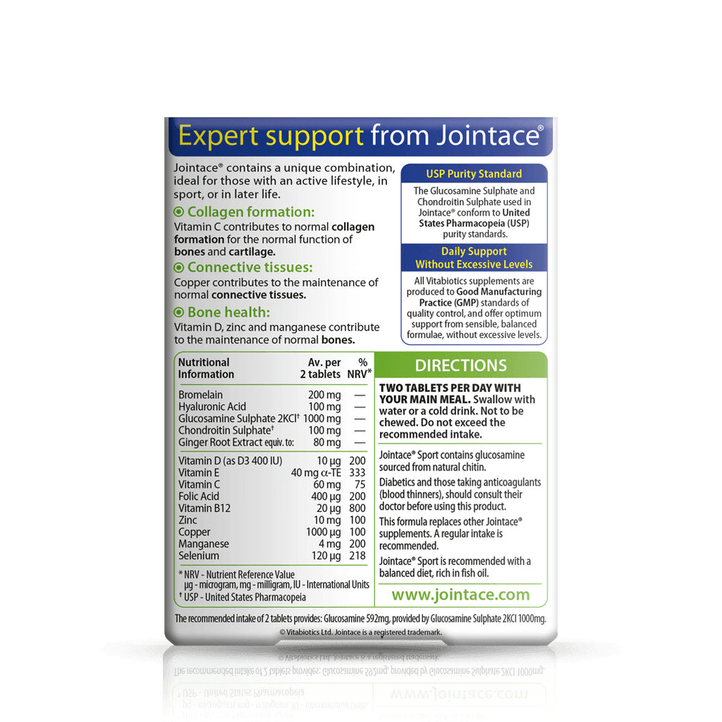 Jointace Sport - Support for sports (30 Tablets) - from Vitabiotics Uk