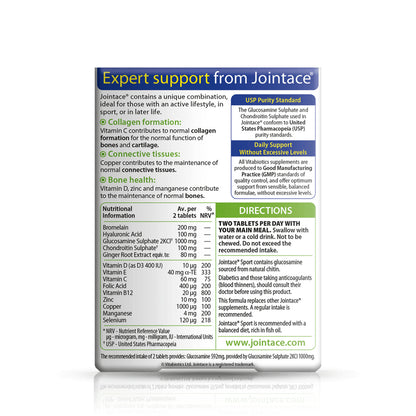 Jointace Sport - Support for sports (30 Tablets) - from Vitabiotics Uk